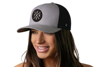 Te(X)As Trucker Hat  |  Gray-Black Te(x)as X Snapback