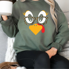 Turkey Face Crewneck Sweater
