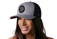 PNW Trucker Hat  |  Gray-Black PNW X Snapback