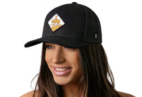 Horse & Cowboy Trucker Hat  |  Black Diamond Snapback