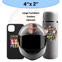 Custom UV DTF Transfer By Size