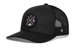 Virginia Trucker Hat  |  Black VIR X Snapback
