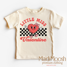 Little Miss Valentine Valentine's Day Shirt -  Valentine's Tee