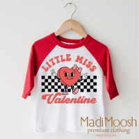 Little Miss Valentine Valentine's Day Shirt -  Valentine's Tee
