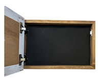 Decorative White Wolf Gun Cabinet Wall-Mounted & Lockable – Weapon Safe for Protective Gun Keeping & Household Defense Equipment