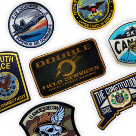 Custom Woven Patches - 325-500 Pieces ($2.50 each)