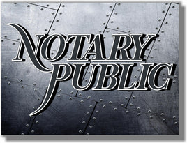 NOTARY PUBLIC SIGN 18X24-Y25NP
