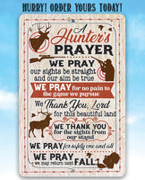 A Hunter's Prayer - Metal Sign