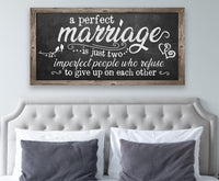 A Perfect Marriage - Canvas