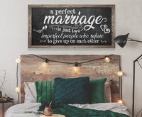A Perfect Marriage - Canvas