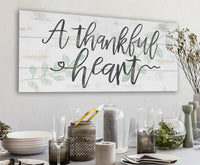 A Thankful Heart - Canvas