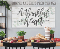 A Thankful Heart - Canvas