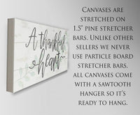 A Thankful Heart - Canvas