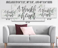 A Thankful Heart - Canvas