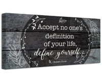 Accept No One's Definition - Canvas