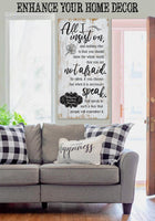 All I Insist On - Canvas