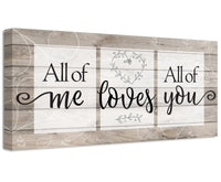 All Of Me Loves All Of You - Canvas