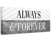 Always and Forever - Canvas