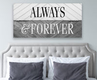 Always and Forever - Canvas