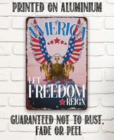 America - Metal Sign