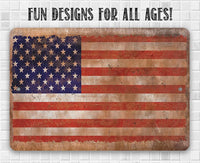 American Flag - Metal Sign