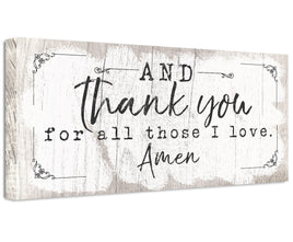 And Thank You For - Canvas