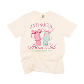 Antisocial Moms Club (Girl's Girl Version) - Comfort Colors Tee