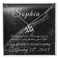 Custom Zodiac Recovery Necklace | Inspiring Sobriety