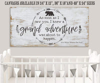 As Soon As I Saw You - Canvas