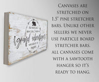 As Soon As I Saw You - Canvas