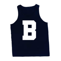 VARSITY INITIALS - CHILD TANK - BLACK