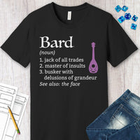 Bard Class Definition D&D T-Shirt