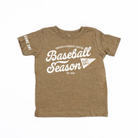 Baseball Season Est. 1845 - Custom Number - Child Tee