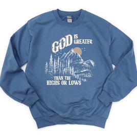 God Is Greater Than The Highs Or Lows - BASIC Fleece