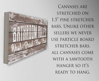Bathroom Rules - Canvas