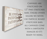 Be Joyful In Hope - Canvas