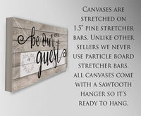 Be Our Guest - Canvas