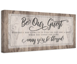 Be Our Guest May You Be Blessed - Canvas