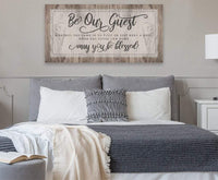 Be Our Guest May You Be Blessed - Canvas