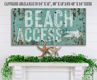 Beach Access - Canvas