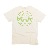 Beach Bum (front) / Ocean Sunset (back) - Comfort Colors Tee