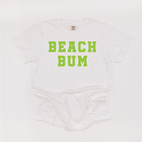 Beach Bum (front) / Ocean Sunset (back) - Comfort Colors Tee