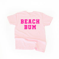 Beach Bum (front) / Ocean Sunset (back) - Comfort Colors Tee