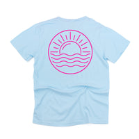 Beach Bum (front) / Ocean Sunset (back) - Comfort Colors Tee