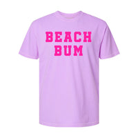 Beach Bum (front) / Ocean Sunset (back) - Comfort Colors Tee