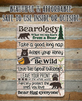 Bearology, What We Can Learn From a Bear - Metal Sign