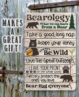 Bearology, What We Can Learn From a Bear - Metal Sign