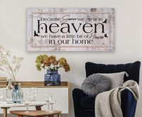 Because Someone We Love - Canvas