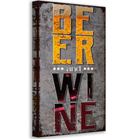 Beer & Wine - Canvas