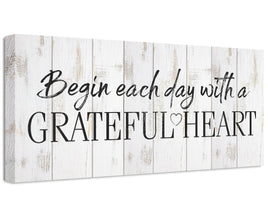 Begin Each Day - Canvas